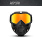 📢📢50% OFF !! ⏰Unisex Motorcycle Goggles with Detachable Face Mask
