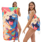 📢📢35% OFF !! ⏰2-in-1 Printed Beach Towel Backpack