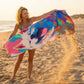 📢📢35% OFF !! ⏰2-in-1 Printed Beach Towel Backpack