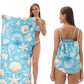 📢📢35% OFF !! ⏰2-in-1 Printed Beach Towel Backpack