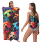 📢📢35% OFF !! ⏰2-in-1 Printed Beach Towel Backpack