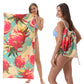 📢📢35% OFF !! ⏰2-in-1 Printed Beach Towel Backpack