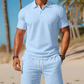 📢📢40% OFF !! ⏰Men's Summer 2-Piece Polo & Shorts Set