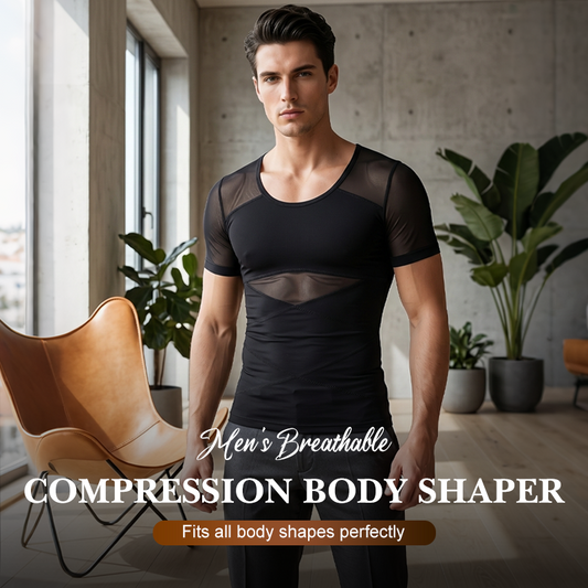 📢📢50% OFF !! ⏰Men's Breathable Compression Body Shaper