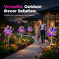 📢📢35% OFF !! ⏰Solar Powered Rainbow Pinwheel Garden Light