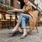 📢📢40% OFF !! ⏰Women's Pointed Toe Knit Flats