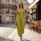 📢📢40% OFF !! ⏰Women's One-Shoulder Top and Wide-Leg Pants Set
