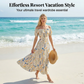 📢📢35% OFF !! ⏰Floral Off-Shoulder Cut-Out Maxi Dress