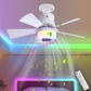 📢📢40% OFF !! ⏰Smart Ceiling Fan with Light, RGB & Bluetooth Speaker