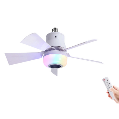 📢📢40% OFF !! ⏰Smart Ceiling Fan with Light, RGB & Bluetooth Speaker