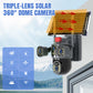 📢📢40% OFF !! ⏰Triple-Lens Solar 360° Dome Camera