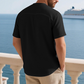 📢📢50% OFF !! ⏰Men's Casual Solid Color Short Sleeve T-Shirt