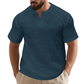 📢📢50% OFF !! ⏰Men's Casual Solid Color Short Sleeve T-Shirt