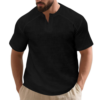 📢📢50% OFF !! ⏰Men's Casual Solid Color Short Sleeve T-Shirt