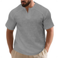 📢📢50% OFF !! ⏰Men's Casual Solid Color Short Sleeve T-Shirt