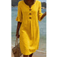 📢📢40% OFF !! ⏰Women’s Solid Color Ruffle Sleeve Midi Dress
