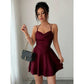 📢📢50% OFF !! ⏰Women's Ruched A-Line Mini Dress