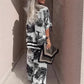 📢📢40% OFF !! ⏰Women's Casual Printed V-Neck Top and Long Pants Set