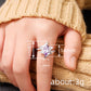 📢📢70% OFF !! ⏰Asymmetrical Marquise Cut Purple Zircon Ring