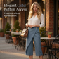 📢📢40% OFF !! ⏰Women's Patchwork Cropped Casual Pants