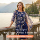 📢📢35% OFF !! ⏰Women's Elegant Floral Print Overlay & Dress Set