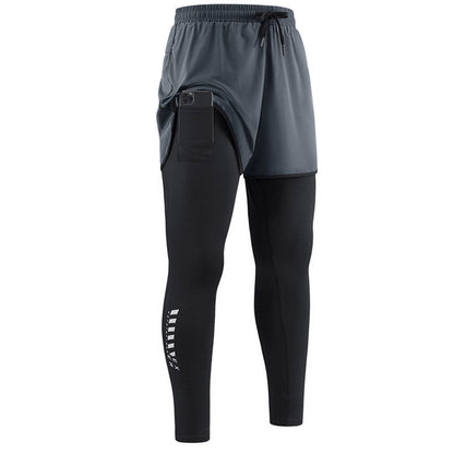 📢📢40% OFF !! ⏰Men's 2-in-1 Running Tights with Shorts