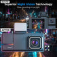 📢📢40% OFF !! ⏰3-Channel 1080p Dash Cam with Wi-Fi