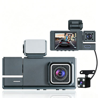 📢📢40% OFF !! ⏰3-Channel 1080p Dash Cam with Wi-Fi