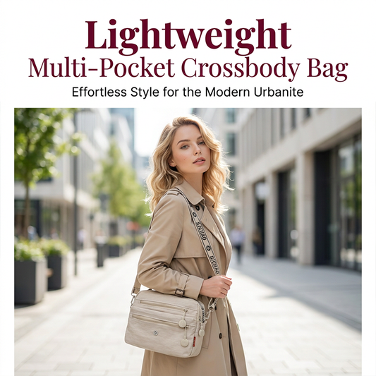 📢📢50% OFF !! ⏰Lightweight Multi-Pocket Crossbody Bag