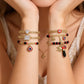 📢📢50% OFF !! ⏰Bohemian Evil Eye & Elephant Charm Bracelet
