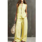 📢📢35% OFF !! ⏰1Women's Sleeveless Vest & Pants 2-Piece Set
