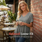 📢📢50% OFF !! ⏰Casual Loose Fit Pleated Flowy T-Shirt