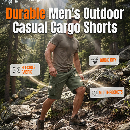 📢📢50% OFF !! ⏰Men's Outdoor Casual Cargo Shorts