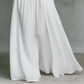 📢📢35% OFF !! ⏰Elegant Pleated White High-Neck Maxi Dress