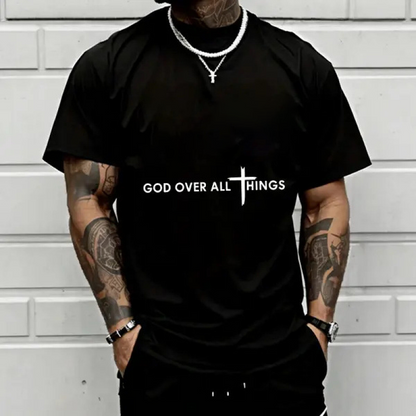 📢📢50% OFF !! ⏰Faith Over All Inspirational Tee
