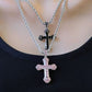 📢📢50% OFF !! ⏰Hip Hop Iced Out Cross Necklace