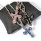 📢📢50% OFF !! ⏰Hip Hop Iced Out Cross Necklace