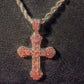 📢📢50% OFF !! ⏰Hip Hop Iced Out Cross Necklace
