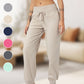 📢📢50% OFF !! ⏰3/4 High-Waist Slim Fit Drawstring Pocket Joggers