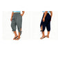 📢📢40% OFF !! ⏰Women's Casual Elastic Waistband Capri Pants
