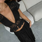 📢📢40% OFF !! ⏰Elegant Lace V-Neck Top & Maxi Skirt Set