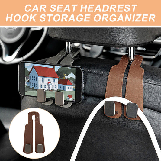 📢📢50% OFF !! ⏰Durable Car Seat Headrest Hook Storage Organizer