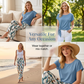 📢📢40% OFF !! ⏰Women's Side-Tie Top & Patterned Pants Set