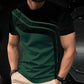 📢📢50% OFF !! ⏰Men's Color-Block Crew Neck T-Shirt