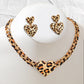 📢📢50% OFF !! ⏰Women's Leopard Print Jewelry Set