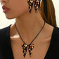 📢📢50% OFF !! ⏰Women's Leopard Print Jewelry Set