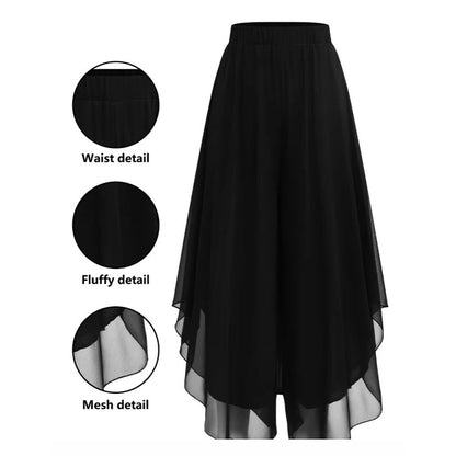 📢📢35% OFF !! ⏰Women's Asymmetrical Chiffon Wide-Leg Pants