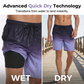 📢📢35% OFF !! ⏰Men's 2-in-1 Quick-Dry Casual Shorts