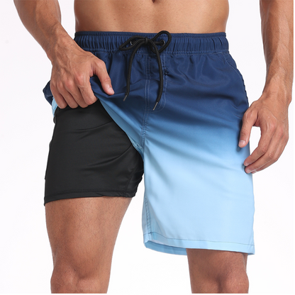 📢📢35% OFF !! ⏰Men's 2-in-1 Quick-Dry Casual Shorts