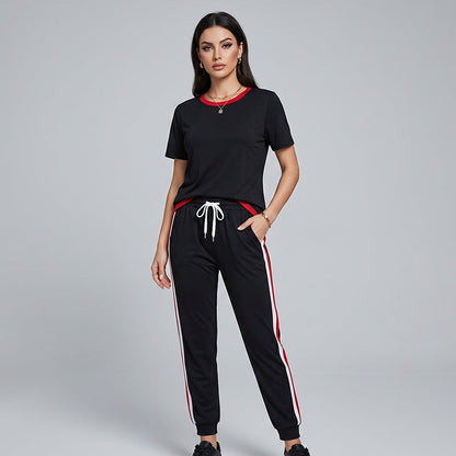 📢📢35% OFF !! ⏰Women's Sporty 2-Piece Set with Side Stripes